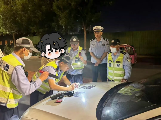 聊城市公安局交管支队高新区大队持续开展夜查酒醉驾整治行动